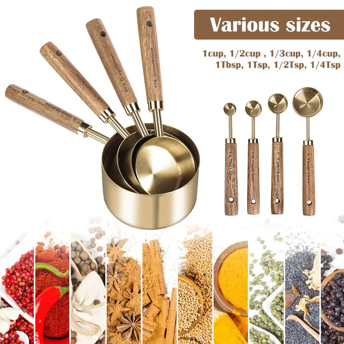 8-Piece Measure Cup and Spoon Set
