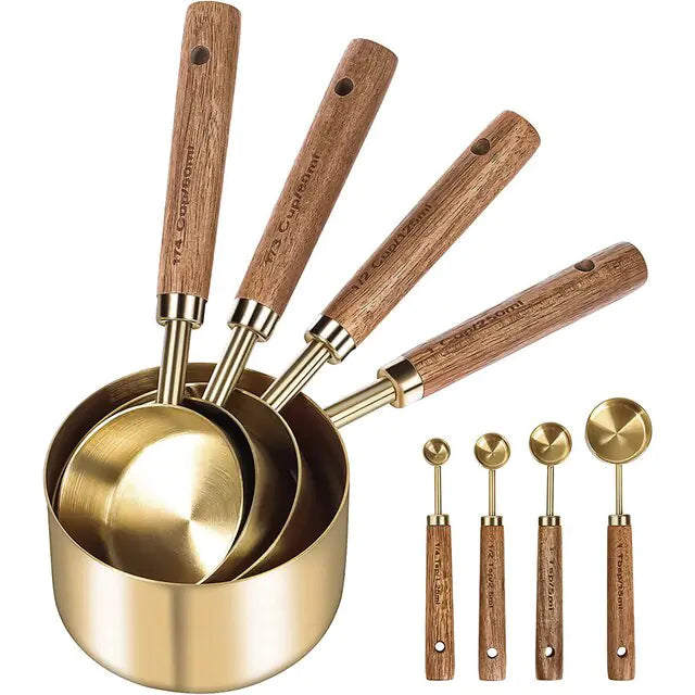 8-Piece Measure Cup and Spoon Set