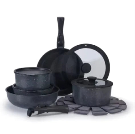 15-Piece Non-Stick Stone Pan Set