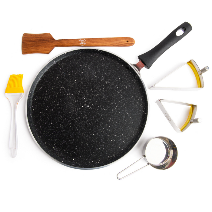 6 Piece Crepe & Dosa Pan Set - Free Shipping in USA & Canada